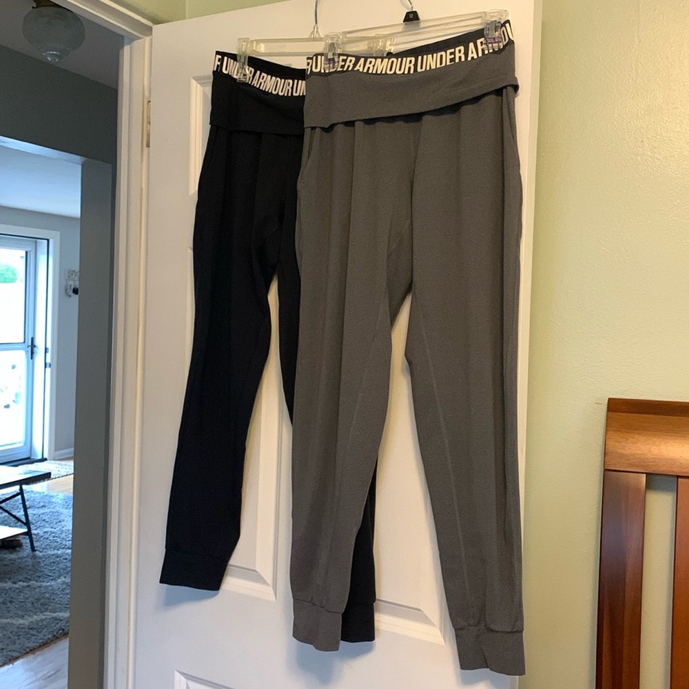 Two under armour joggers